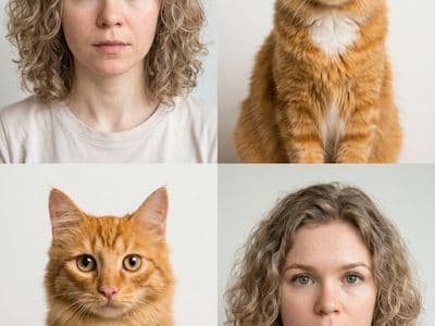 Коллаж с животными онлайн — создайте фотоколлаж с питомцем с помощью нейросети