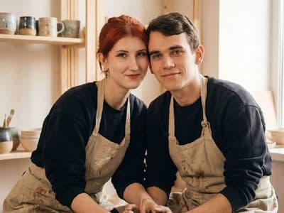 Фотосессия пары в гончарной мастерской: идеи и стильные образы