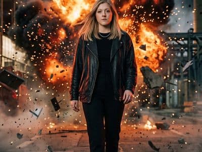 Фото на фоне взрыва — генерация портретов с эффектом взрыва онлайн