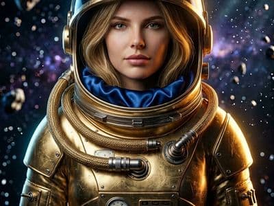 Фото на фоне галактики с помощью нейросети — создайте космический портрет