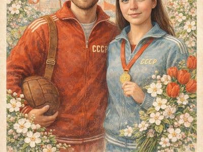 Спортивные мероприятия с 1 мая — создание фото и видео через нейросеть