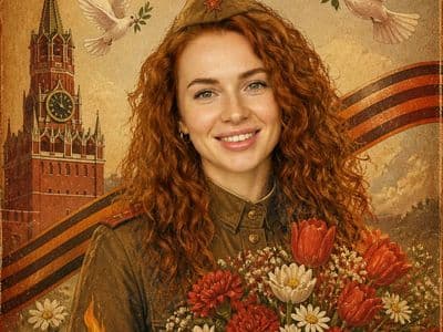 Фото в стиле СССР через нейросеть