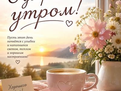 Картинки «Доброе утро» от нейросети