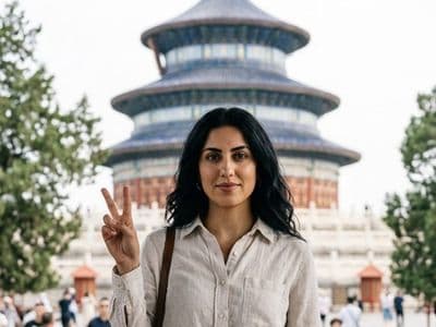 Фотосессия в Пекине — создание снимков через нейросеть
