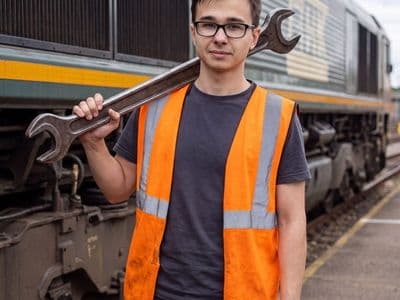 День железнодорожника — создание открыток и фото через нейросеть
