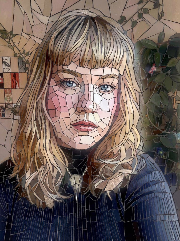 Эффект мозаики на фото онлайн — стильная фотосессия с нейросетью