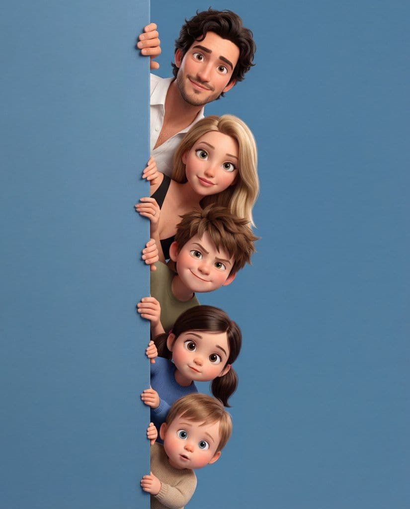 сделать фото pixar