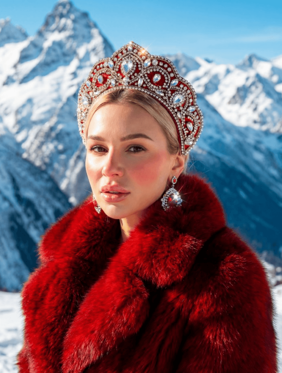 Фотосессия в русском стиле с помощью нейросети