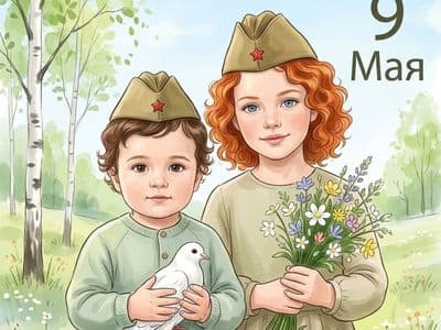Открытки к 9 мая — создание с помощью нейросети